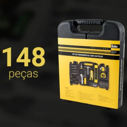 KIT DE FERRAMENTAS COM 148 PEÇAS